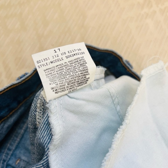 Vintage Levi’s 634 Men’s Jeans Orange Tab Size 36X32 - Picture 5 of 8